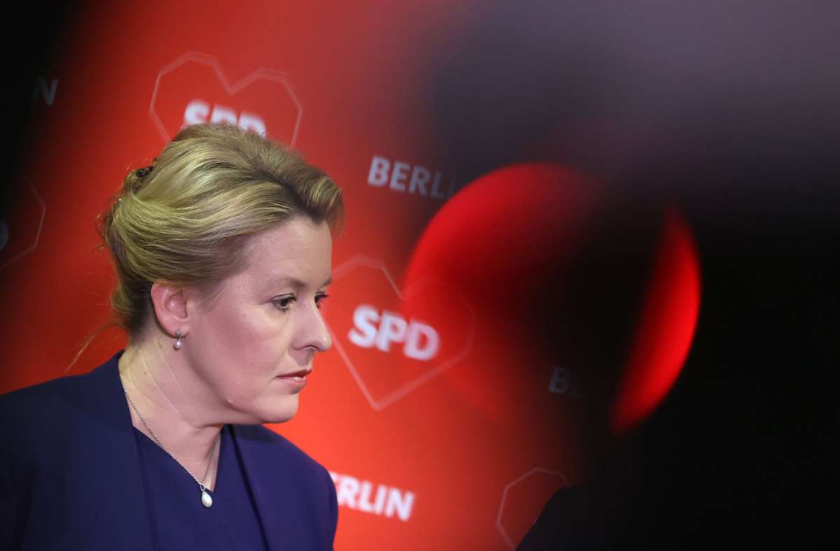 Berlin vor Gesprächen über große Koalition: Das riskante Pokerspiel der Franziska Giffey