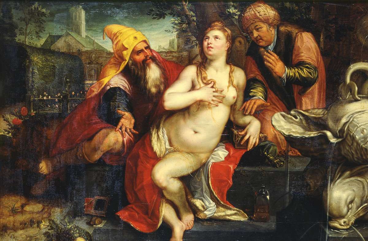 Versuchte Vergewaltigung? Auch Hendrick Goltzius kostete das Susanna-Motiv 1607 voyeuristisch aus.