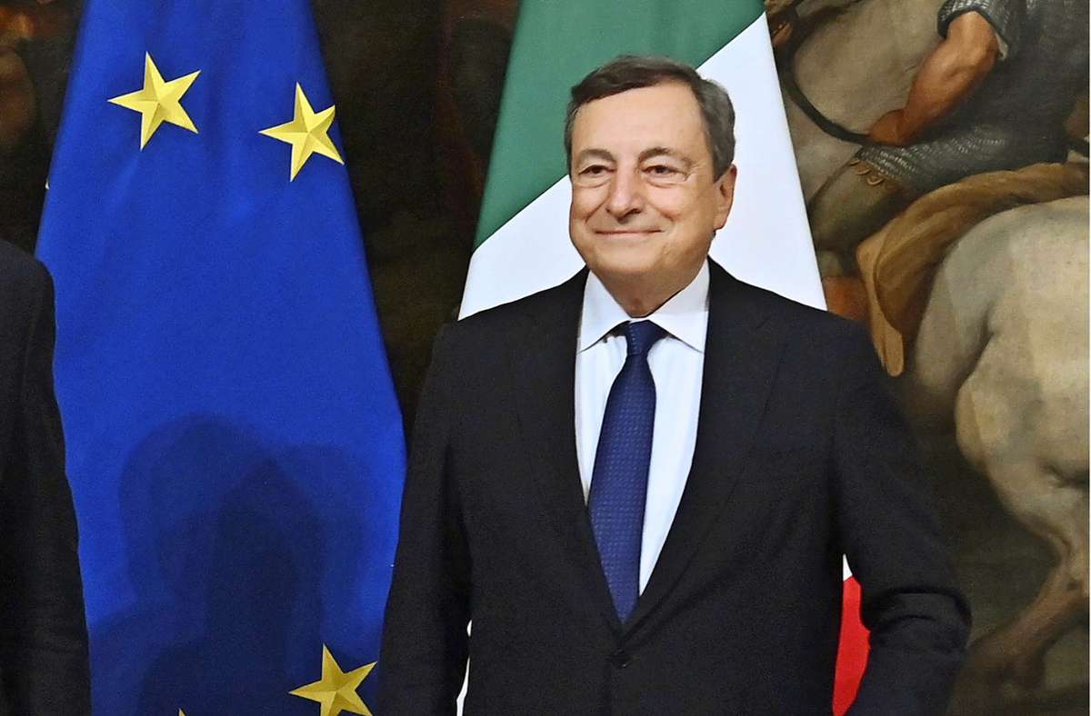 Mario Darghi hat Italien als Ministerpräsident aus der Krise geholfen. Wird er nun der neue Staatspräsident des Landes? Foto: imago/Pool Dirk Waem