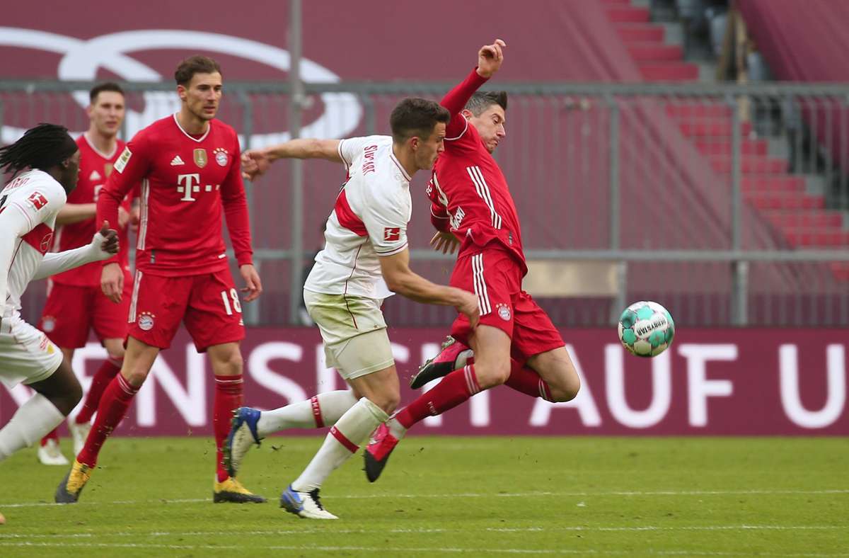 FC Bayern München gegen VfB Stuttgart: Die Schwaben stehen wie bedröppelte Lehrlinge da