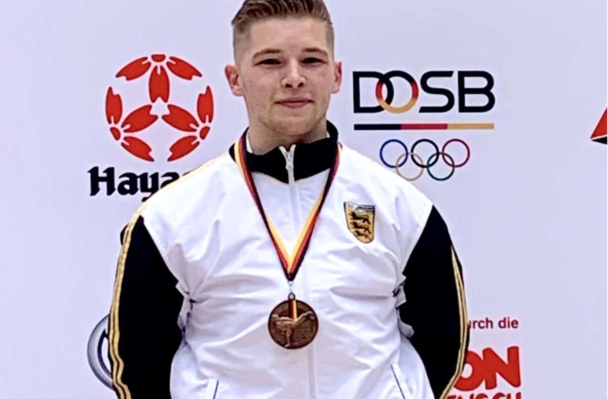 Karate bei der SV Böblingen: Fabian Straub sichert sich DM-Bronze