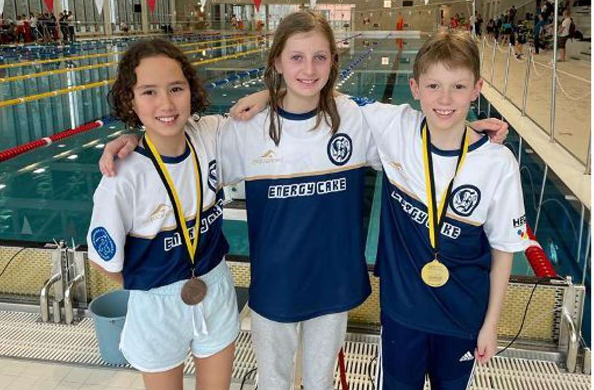 Schwimmen Jugend: Erfolgreiches Nachwuchs-Trio des VfL Sindelfingen